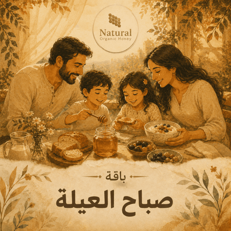 باقة صباح العيلة من Natural Organic Honey - باقة صباح العيلة